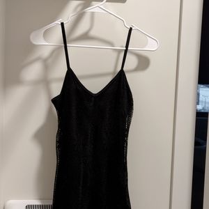 Ezen size Small black lace dress